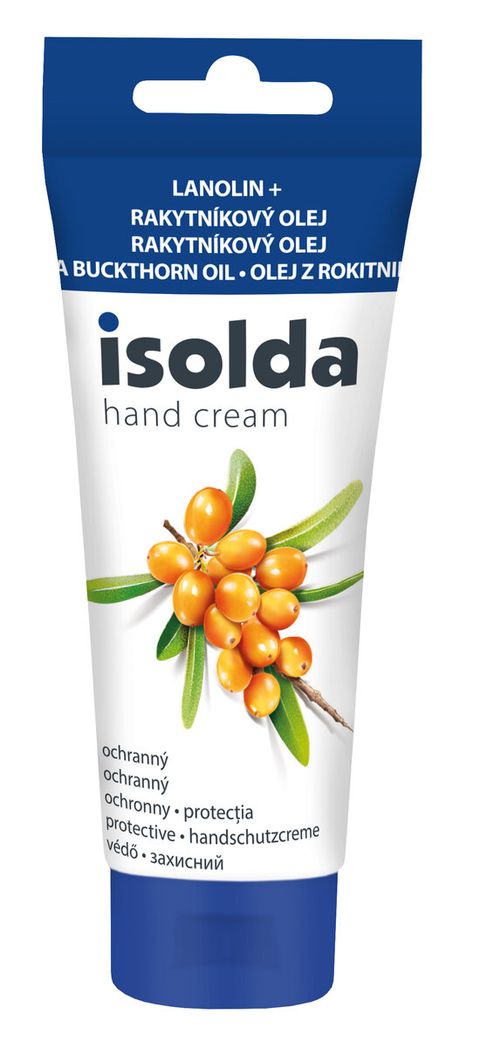 Obrázek produktu: ISOLDA krém na ruce - lanolin s rakytníkovým olejem 100 ml