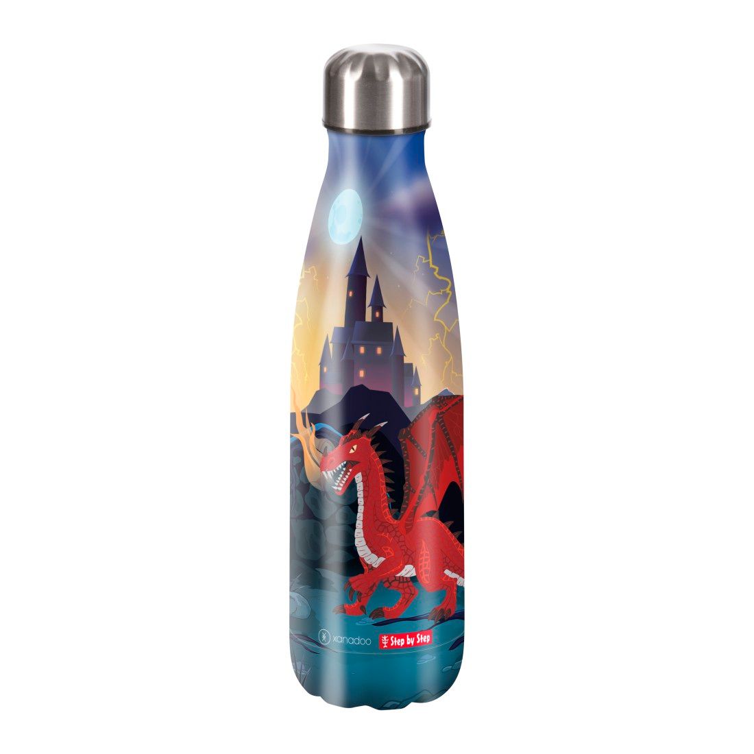 Izolovaná láhev na pití z nerezové oceli 0,5 l - Dragon Drako