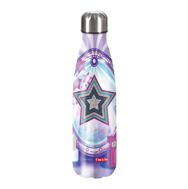 Izolovaná láhev na pití z nerezové oceli 0,5 l - Glamour Star Astra
