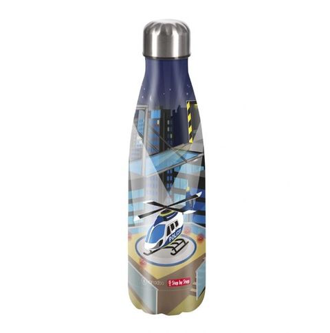 Obrázek produktu: Izolovaná láhev na pití z nerezové oceli 0,5 l - Helicopter Sam