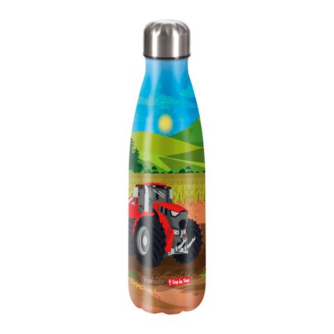 Obrázek produktu: Izolovaná láhev na pití z nerezové oceli 0,5 l, Tractor Freddy