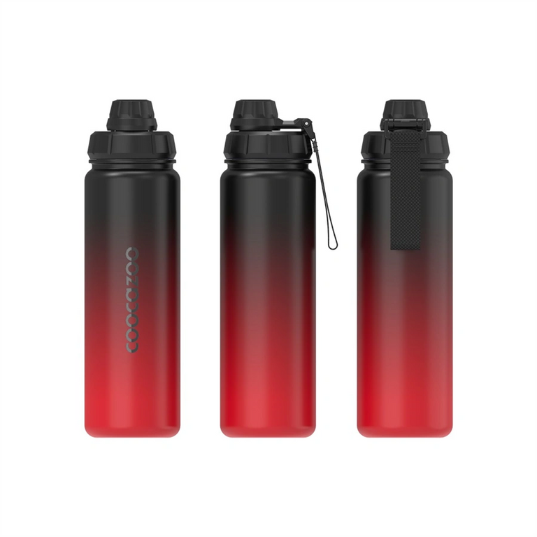 Levně Izolovaná láhev na pití z nerezové oceli coocazoo 0,7 l, Gradient Red