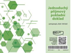 Obrázek produktu: Jednoduchý příjmový pokladní doklad samopropis