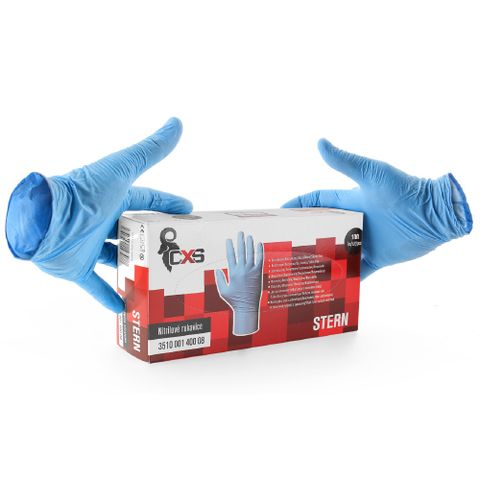 Obrázek produktu: Jednorázové rukavice Nitril STERN - vel. XL (100 ks)