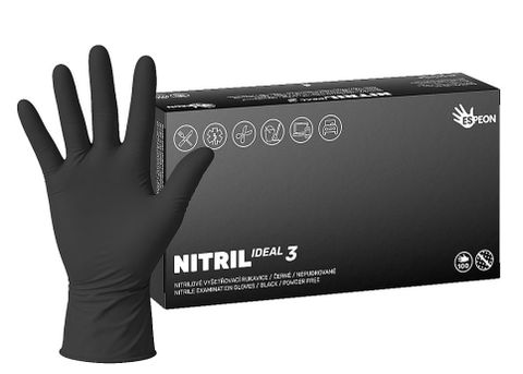 Obrázek produktu: Jednorázové rukavice Nitrylex Ideal3, vel. S (100 ks)