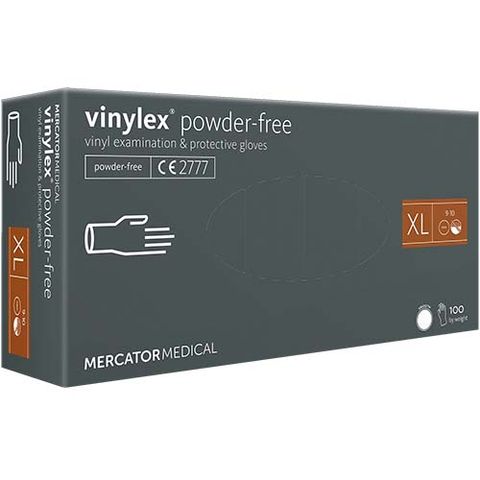 Obrázek produktu: Jednorázové rukavice Vinylex bez pudru, 100 ks - vel. XL
