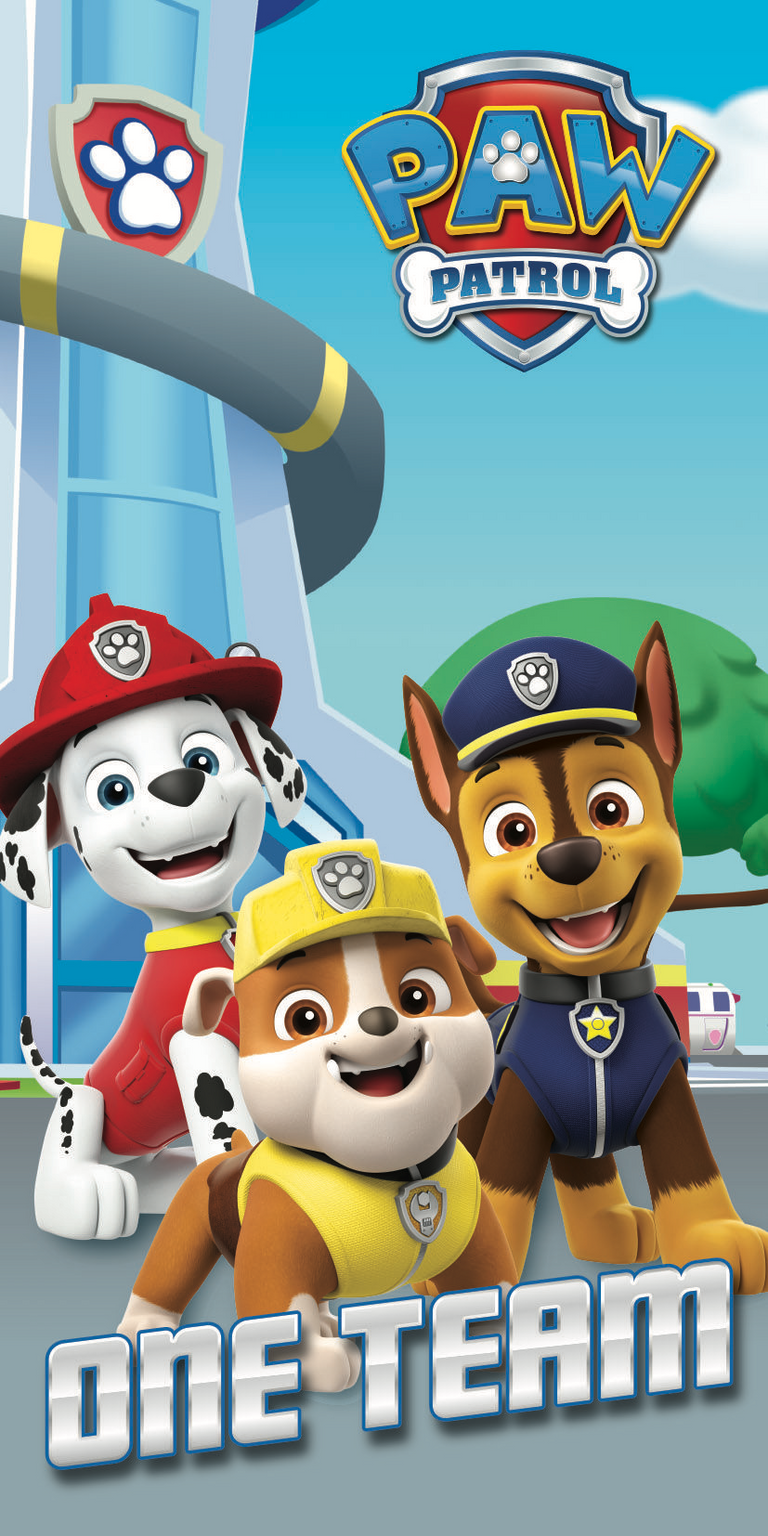 Jerry Fabrics Osuška Paw Patrol 201 Varianta: Osuška Paw Patrol 201 70x140 cm