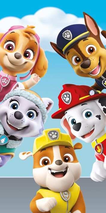Jerry Fabrics Osuška Paw Patrol 327 Varianta: Osuška Paw Patrol 327 70x140 cm
