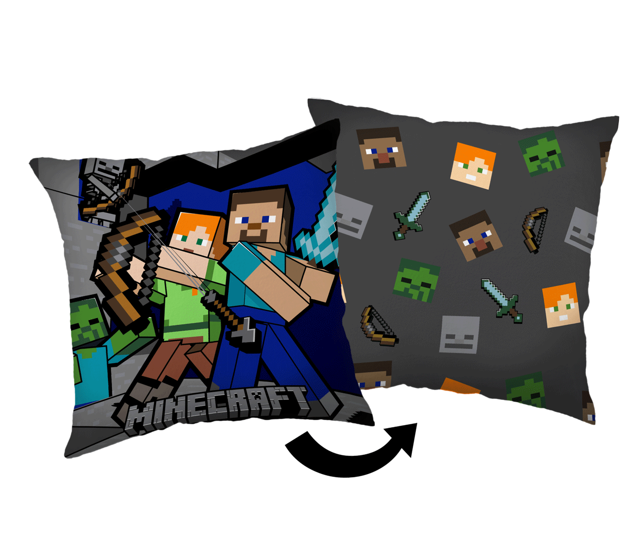 Jerry Fabrics polštářek Minecraft "Survival mode"