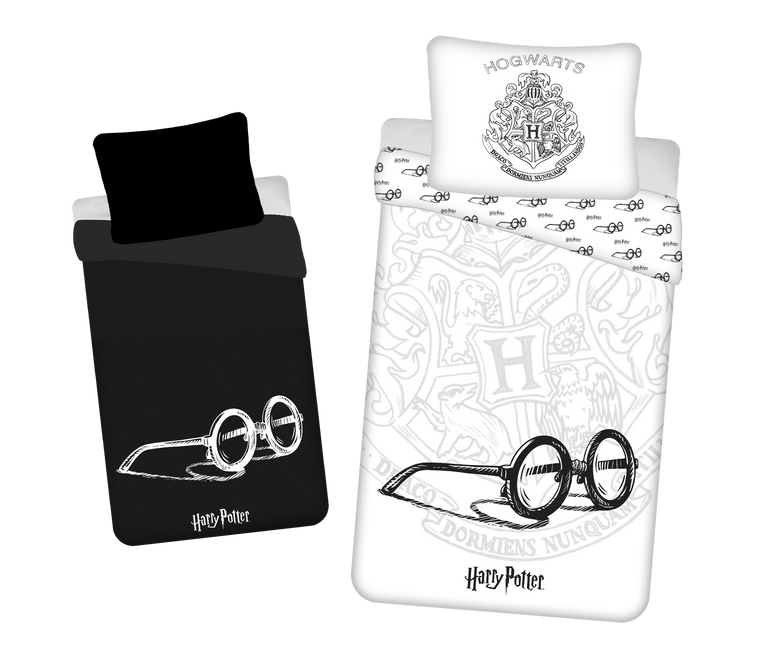 Jerry Fabrics Povlečení Harry Potter 144 svítící efekt 140x200, 70x90 cm Varianta: Povlečení Harry Potter 144 svítící efekt 140x200, 70x90 cm