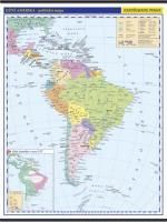 Levně Jižní Amerika -školní- politická - nástěnná mapa - 1:10 000 000