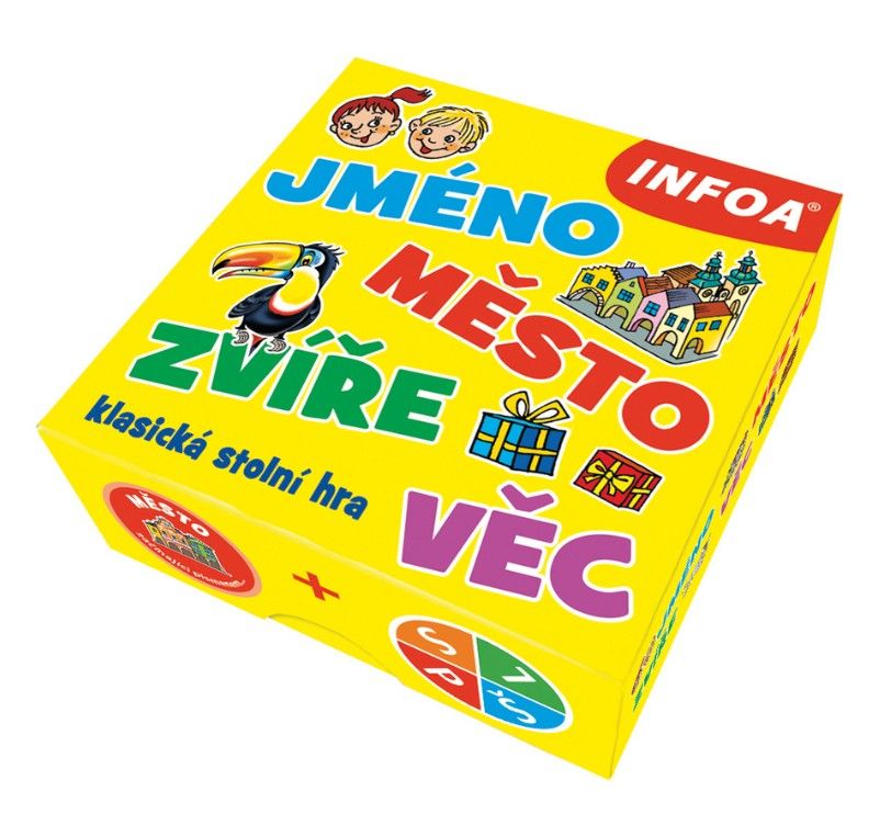 Jméno, město, zvíře, věc - hra