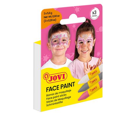 Obrázek produktu: JOVI obličejové tužky 3 x 5,6 g - růžová, stříbrná a bílá