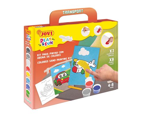 Obrázek produktu: JOVI PLAY&FUN sada na malování pískem 12 ks - Doprava