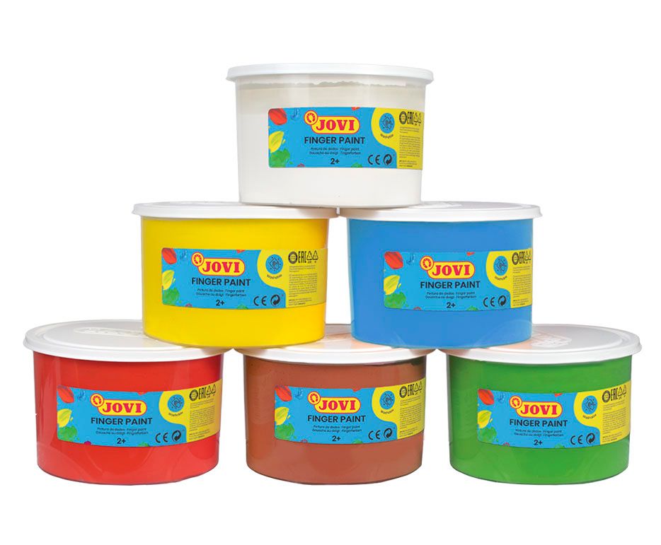 JOVI prstové barvy 6 × 500 ml
