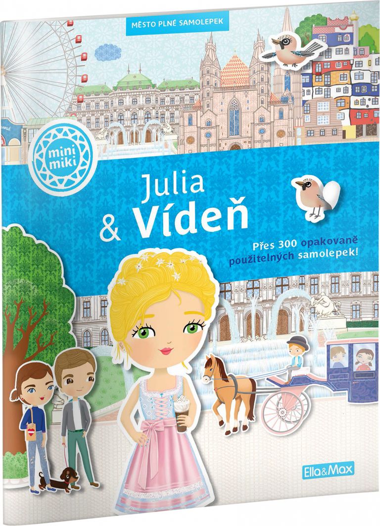 Levně JULIA & VÍDEŇ – Město plné samolepek