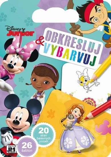 Jiri Models Obkresluj a vybarvuj Disney Junior