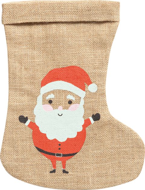 Obrázek produktu: Jutová punčocha 20 × 33 cm s potiskem - přírodní