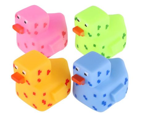 Obrázek produktu: Kačenka pixel do vany guma, mix barev