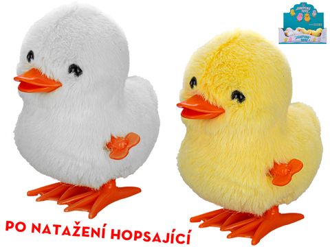 Obrázek produktu: Kačenka plyšová 9 cm po natažení skákající, mix