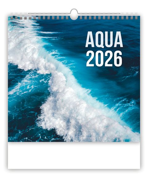 Obrázek produktu: Kalendář nástěnný 2026 - Aqua
