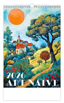 Obrázek produktu: Kalendář nástěnný 2026 - Art Naive