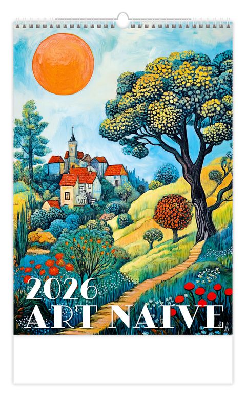 Obrázek produktu: Kalendář nástěnný 2026 - Art Naive