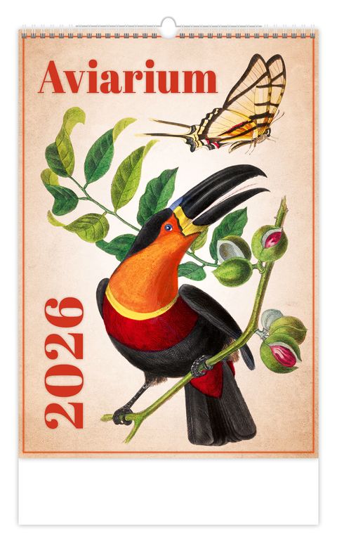 Obrázek produktu: Kalendář nástěnný 2026 - Aviarium NEW