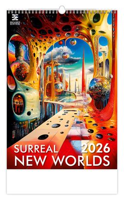 Obrázek produktu: Kalendář nástěnný 2026 Exclusive Edition - Surreal New Worlds NEW