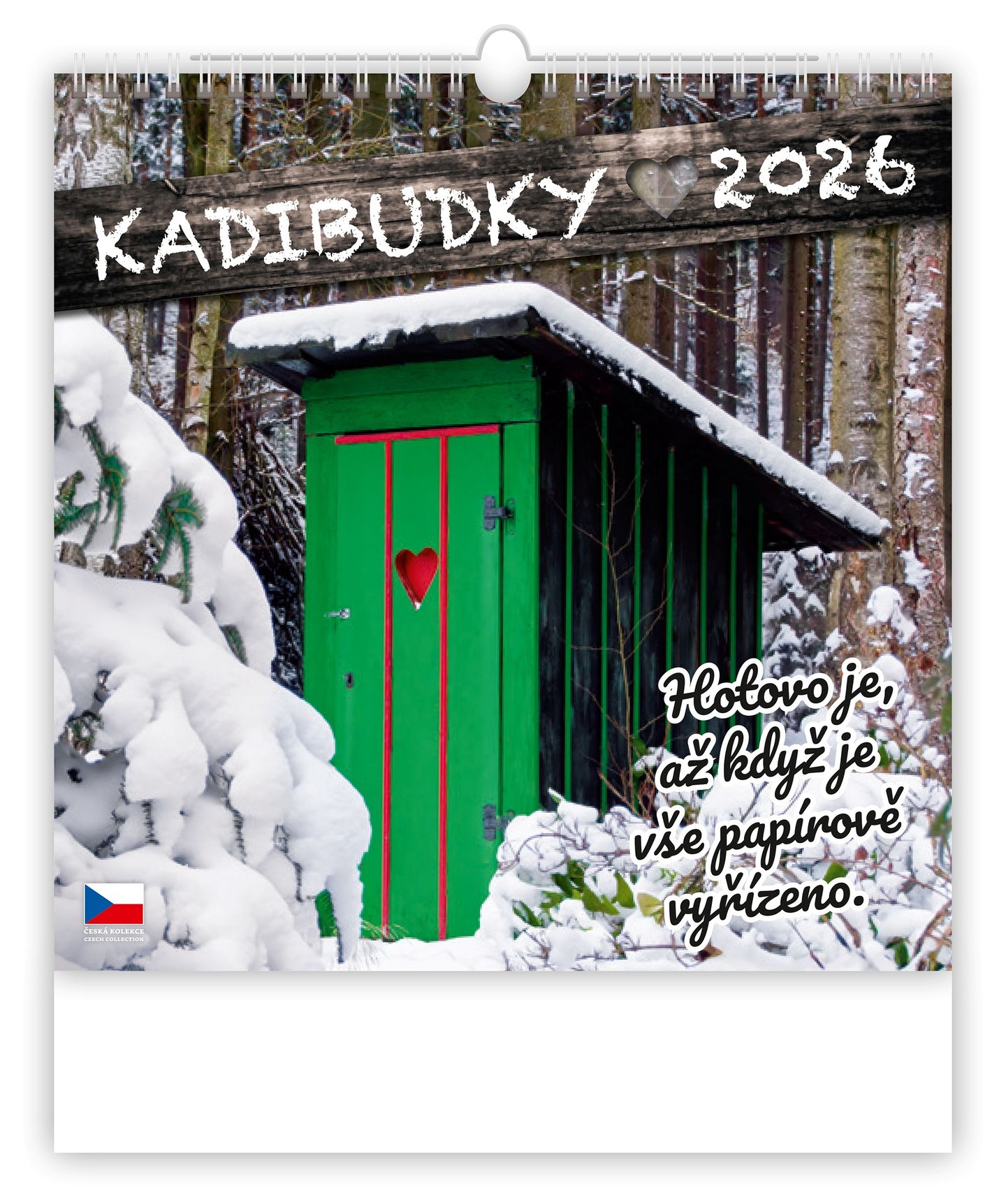 Kalendář nástěnný 2026 - Kadibudky NEW