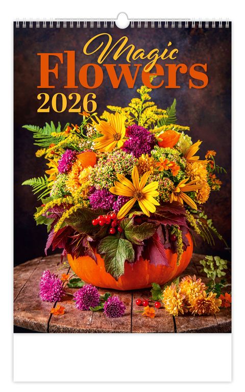 Obrázek produktu: Kalendář nástěnný 2026 - Magic Flowers