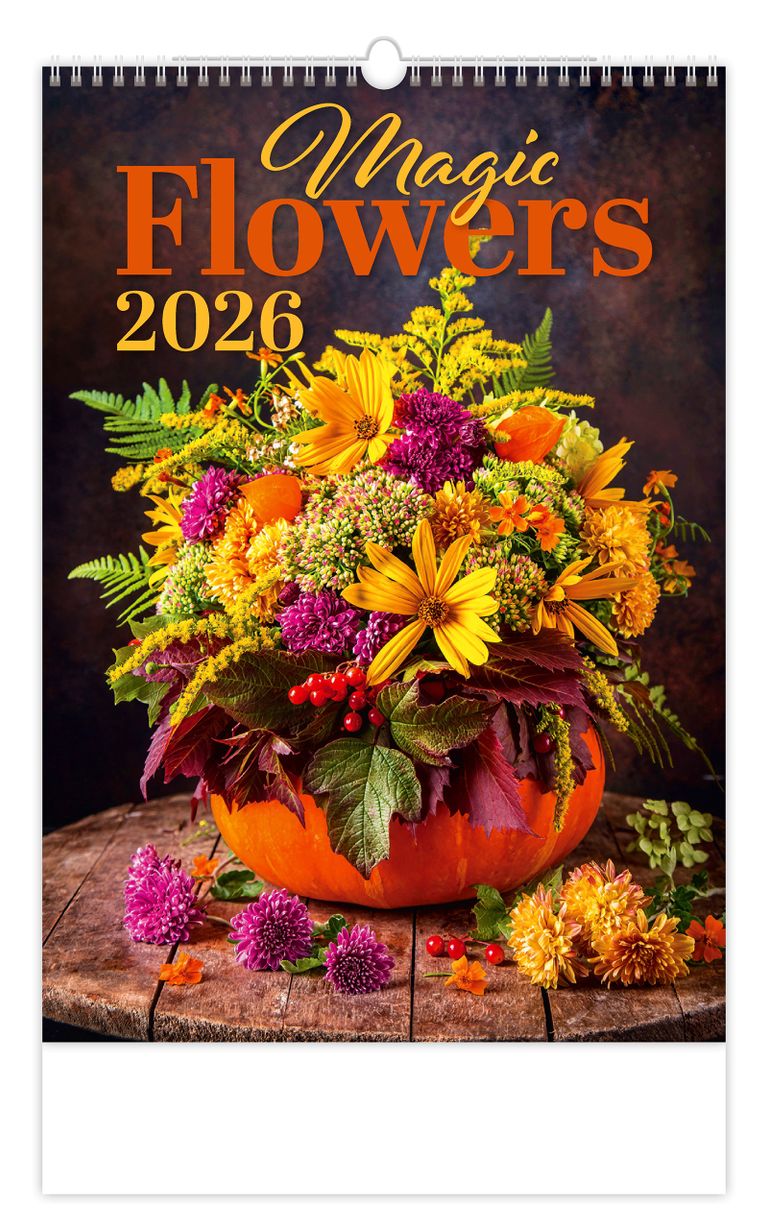 Magic Flowers 2026 - nástěnný kalendář