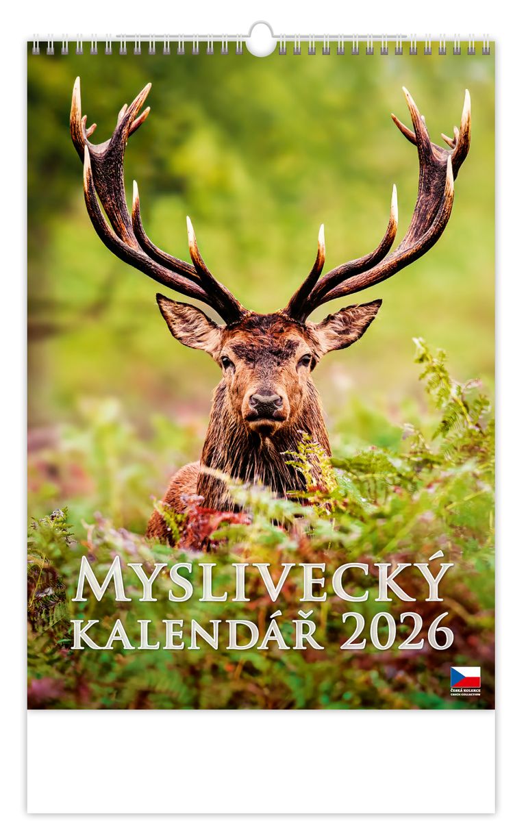 Myslivecký kalendář 2026 - nástěnný kalendář