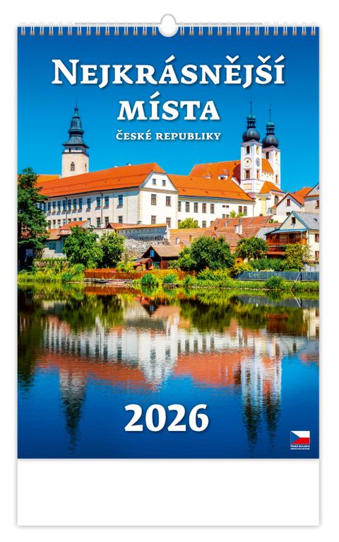 Obrázek produktu: Kalendář nástěnný 2026 - Nejkrásnější místa České republiky