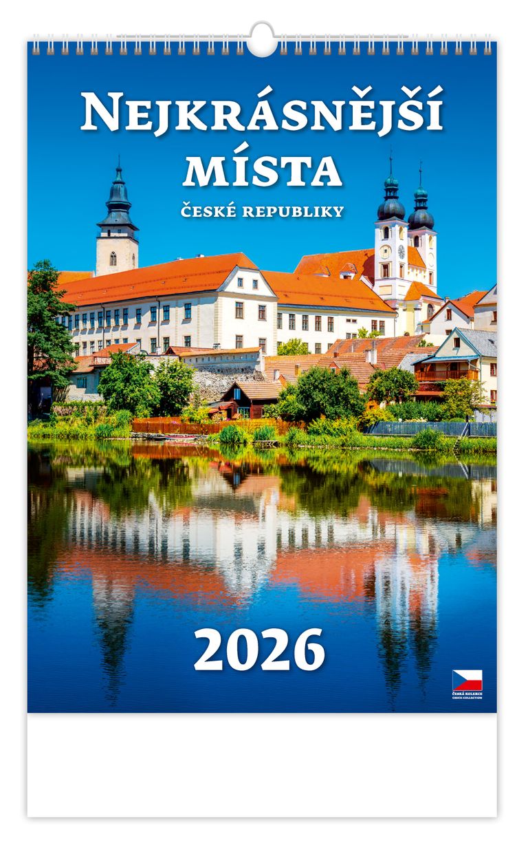 Kalendář nástěnný 2026 - Nejkrásnější místa České republiky