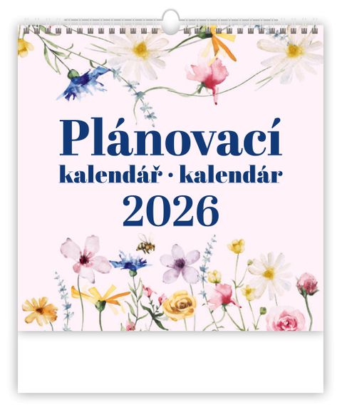 Obrázek produktu: Kalendář nástěnný 2026 - Plánovací kalendář NEW