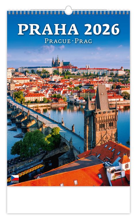 Obrázek produktu: Kalendář nástěnný 2026 - Praha/Prague/Prag