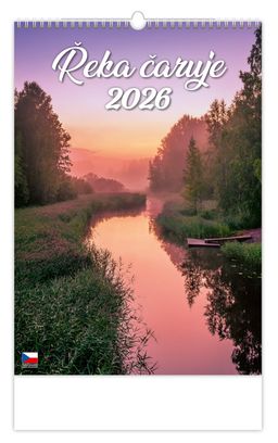 Obrázek produktu: Kalendář nástěnný 2026 - Řeka čaruje