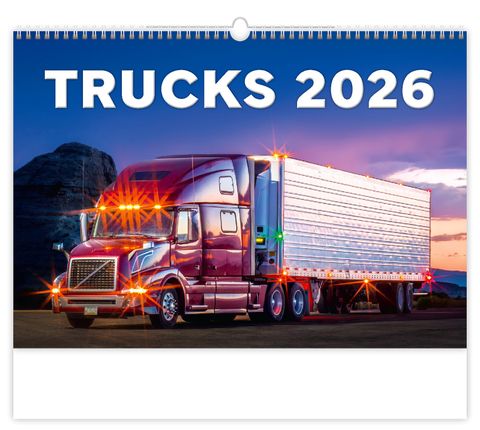 Obrázek produktu: Kalendář nástěnný 2026 - Trucks