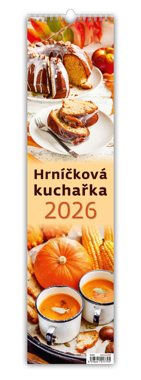 Obrázek produktu: Kalendář nástěnný 2026 vázanka - Hrníčková kuchařka