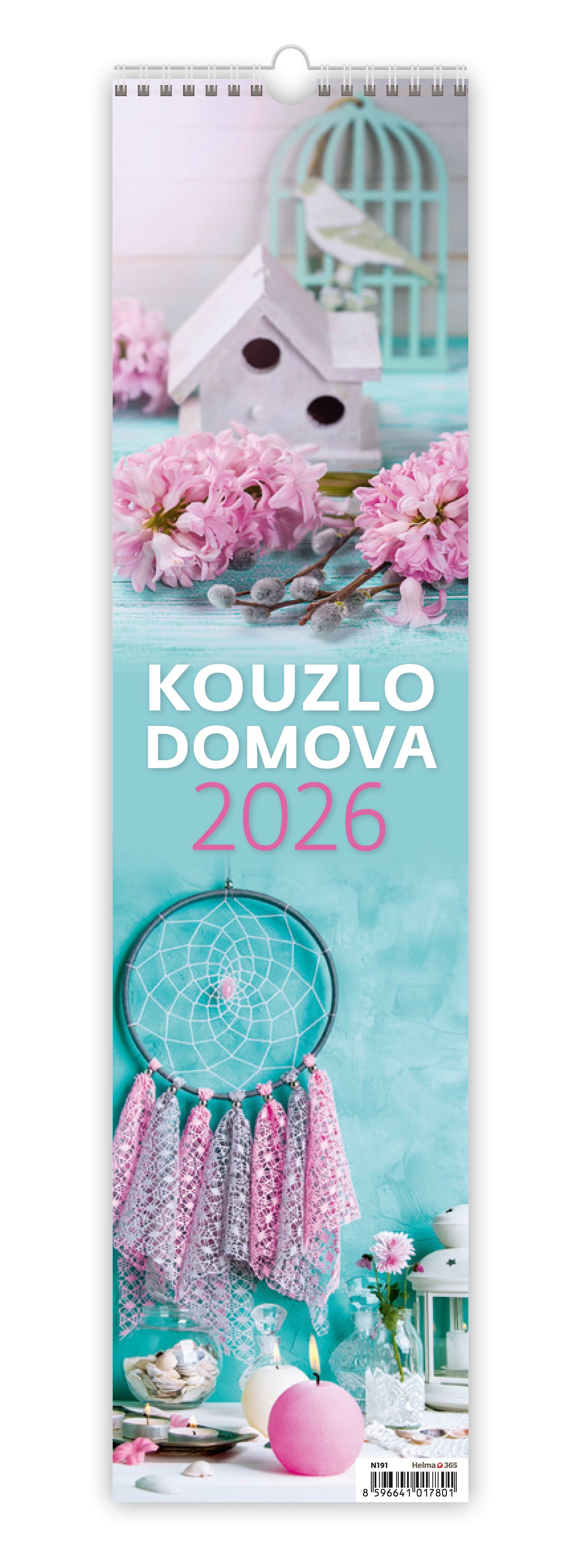 Kalendář nástěnný 2026 vázanka - Kouzlo domova