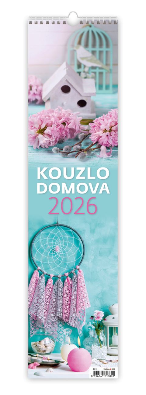 Obrázek produktu: Kalendář nástěnný 2026 vázanka - Kouzlo domova