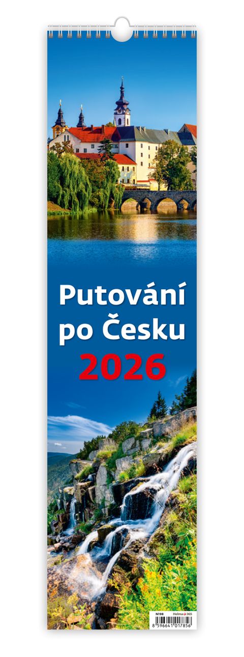 Obrázek produktu: Kalendář nástěnný 2026 vázanka - Putování po Česku