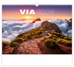 Obrázek produktu: Kalendář nástěnný 2026 - Via