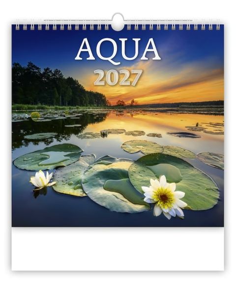 Obrázek produktu: Kalendář nástěnný 2027 - Aqua