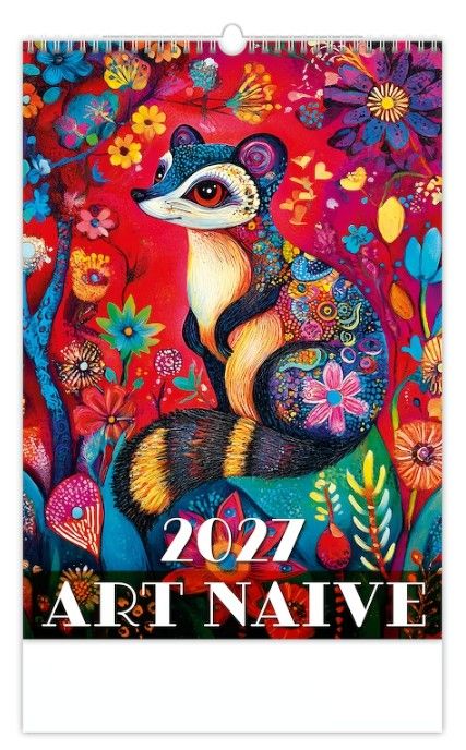Kalendář nástěnný 2027 - Art Naive NEW