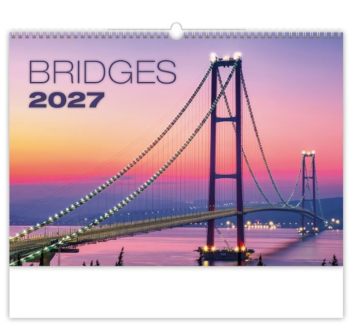 Kalendář nástěnný 2027 - Bridges