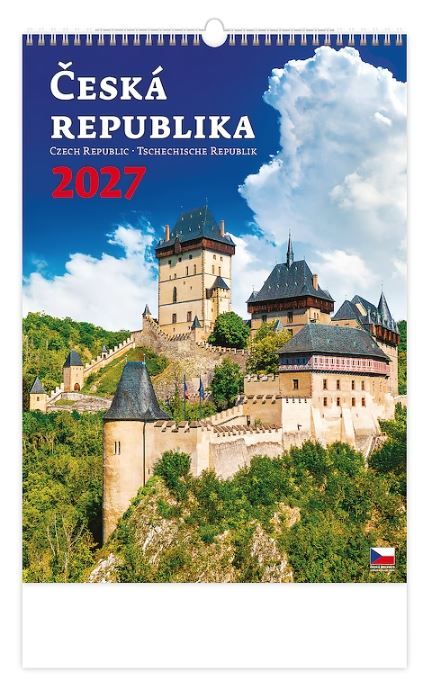 Obrázek produktu: Kalendář nástěnný 2027 - Česká republika/Czech Republic/Tschechische Republik