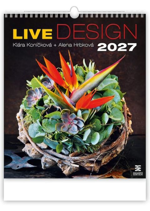 Obrázek produktu: Kalendář nástěnný 2027 Exclusive Edition - Live Design
