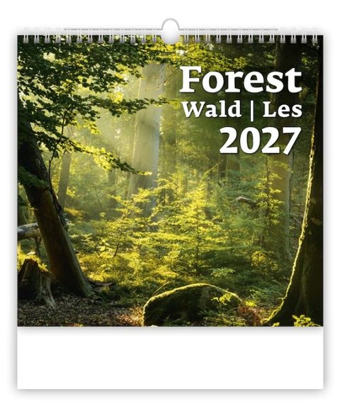 Obrázek produktu: Kalendář nástěnný 2027 - Forest/Wald/Les